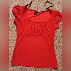 Wrapper Blouse Red in Large